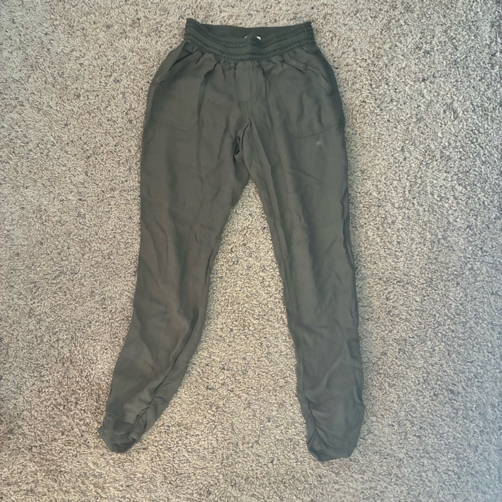 SO Olive Green Drawstring Lounge Pants